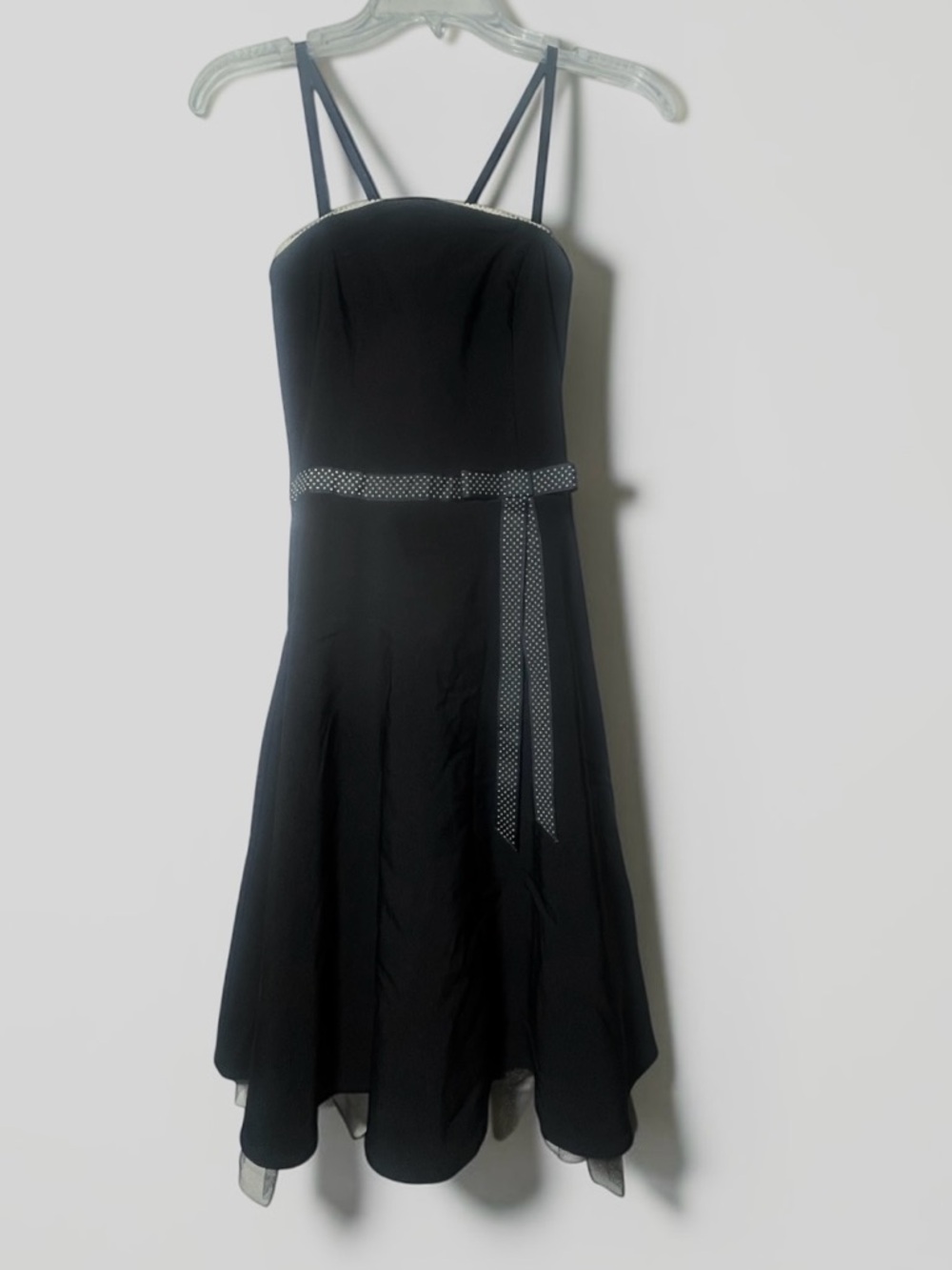 Rampage‎ Fit and Flair Dress with Polka Dot Belt